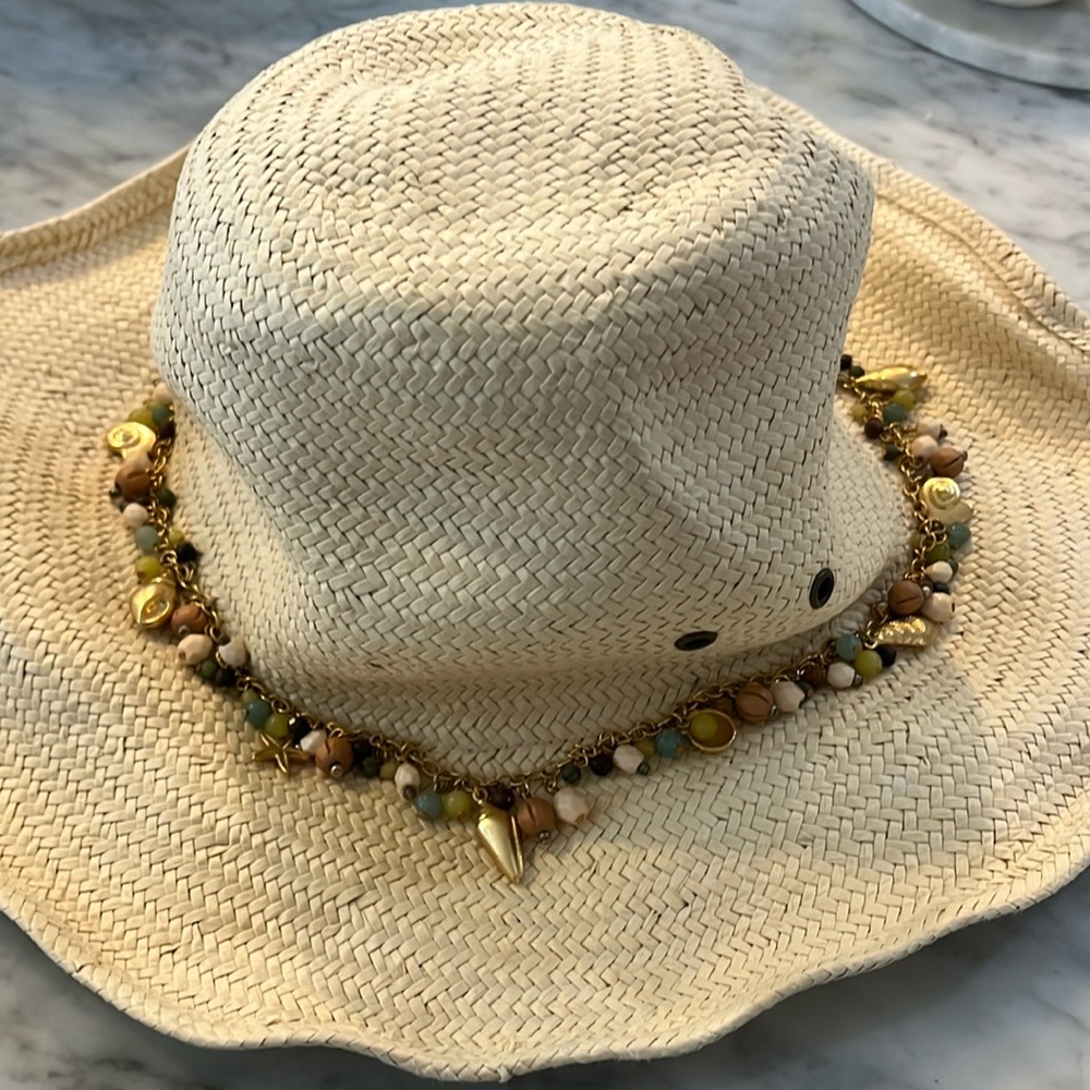 Jcrew straw beach hat